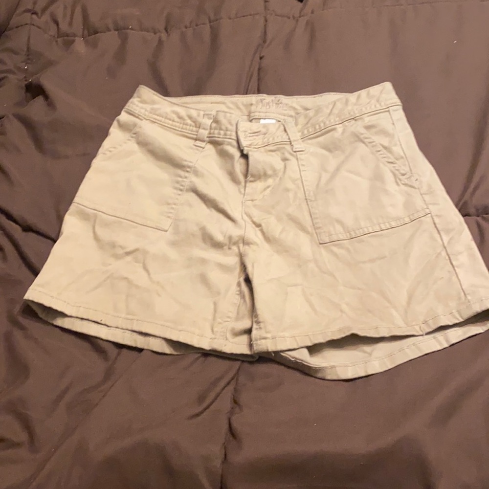 Justice Khaki Shorts